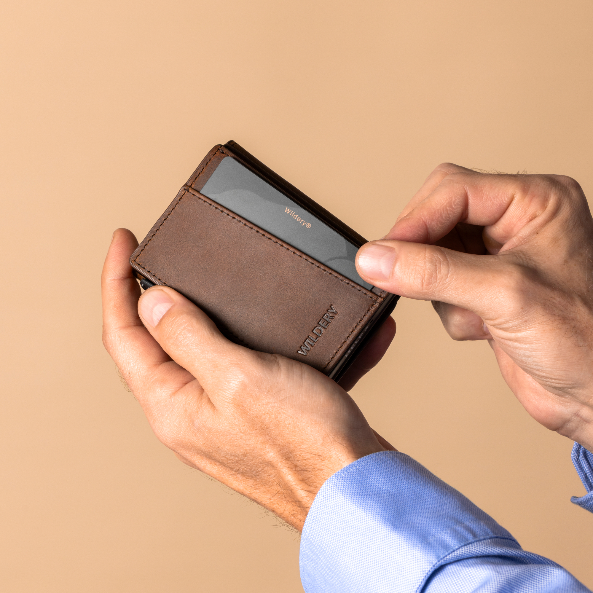 Wildery® Premium Leder Slim Wallet