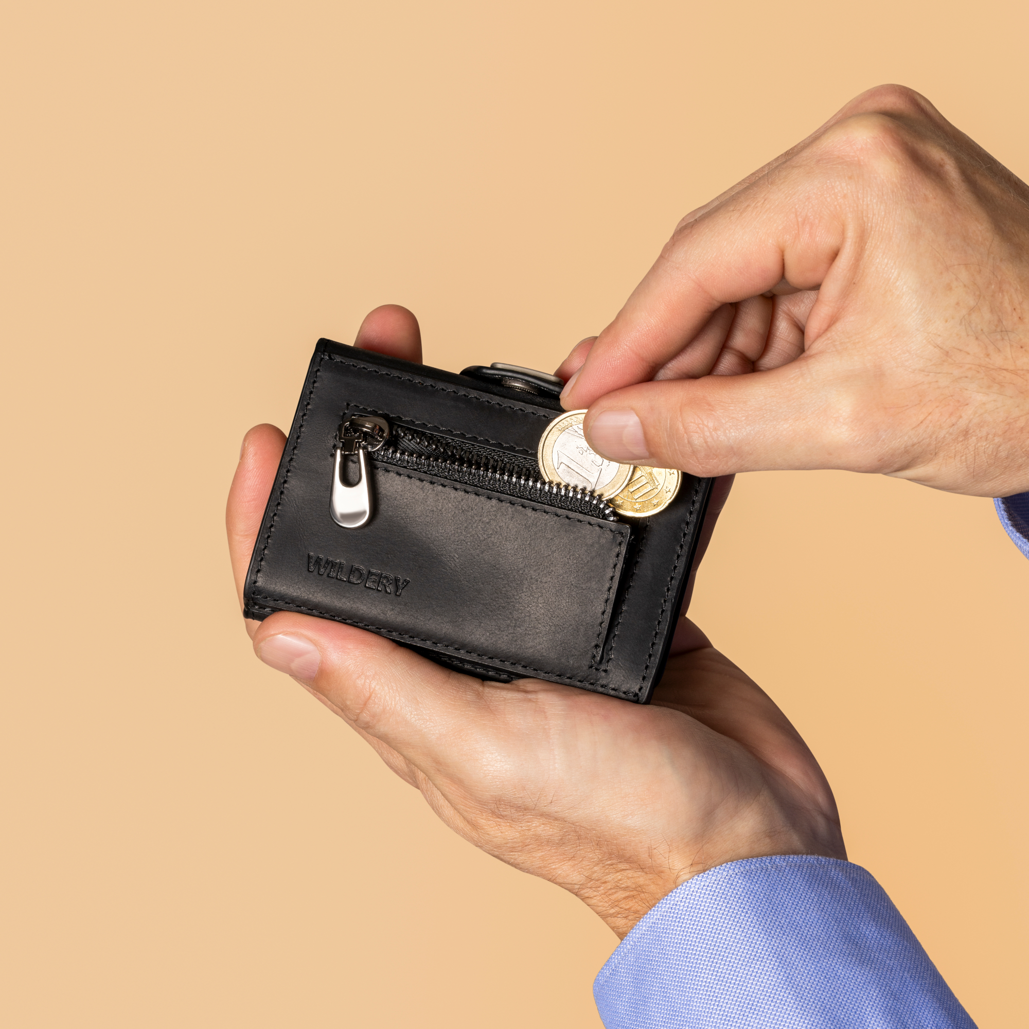 Wildery® Premium Leder Slim Wallet