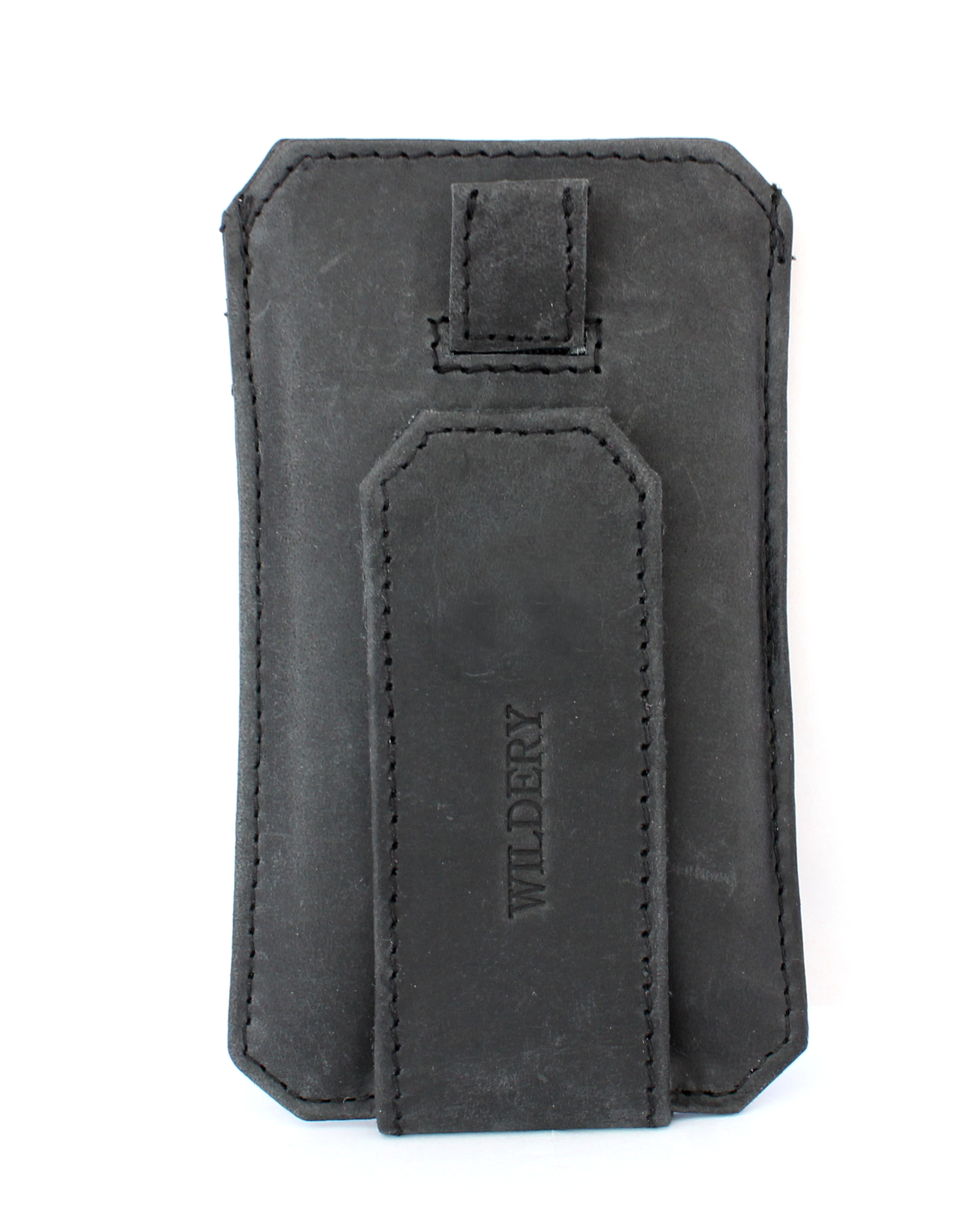 Vintage Leder Kreditkarten-Etui mit RFID/NFC Schutz und Geldklammer