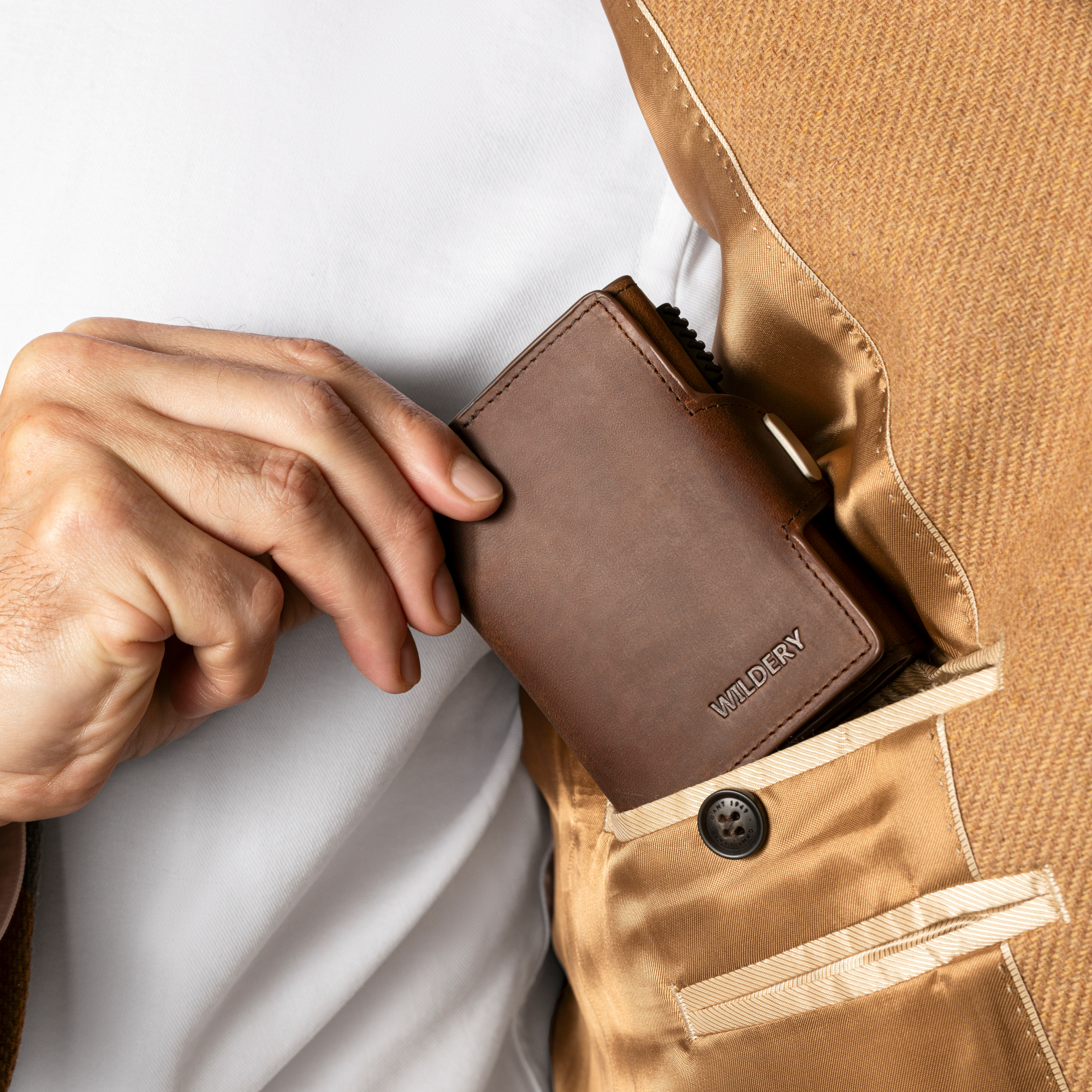 Wildery® Premium Leder Slim Wallet