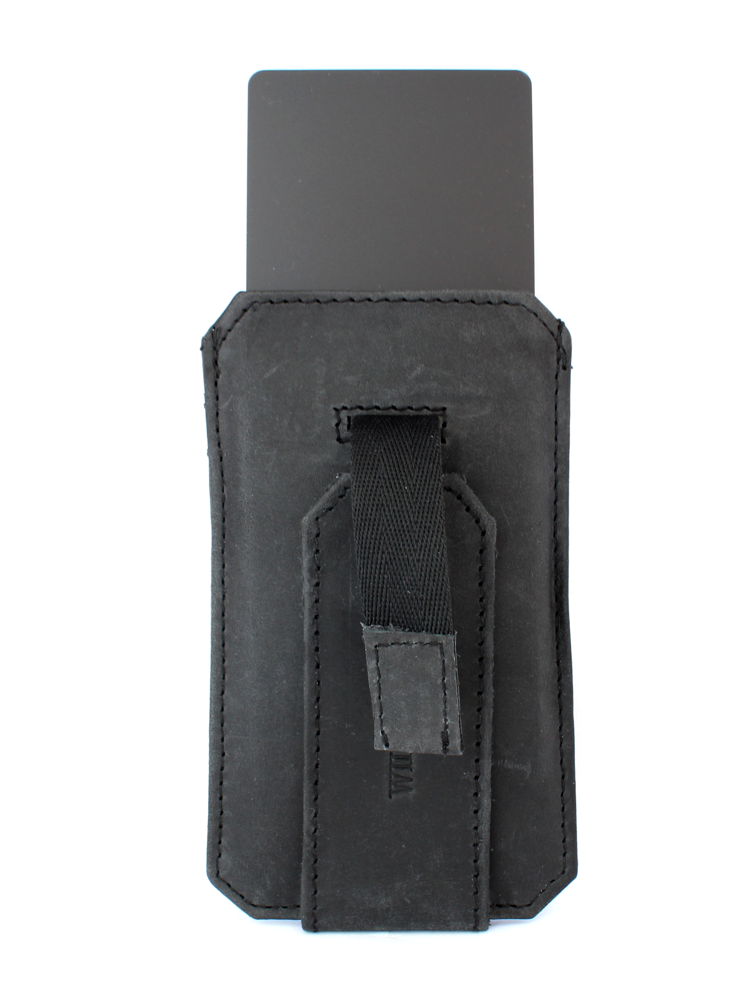 Vintage Leder Kreditkarten-Etui mit RFID/NFC Schutz und Geldklammer