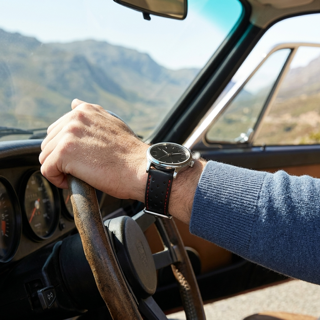 Wildery® Lederarmband für Samsung Galaxy Watch mit Quick Release