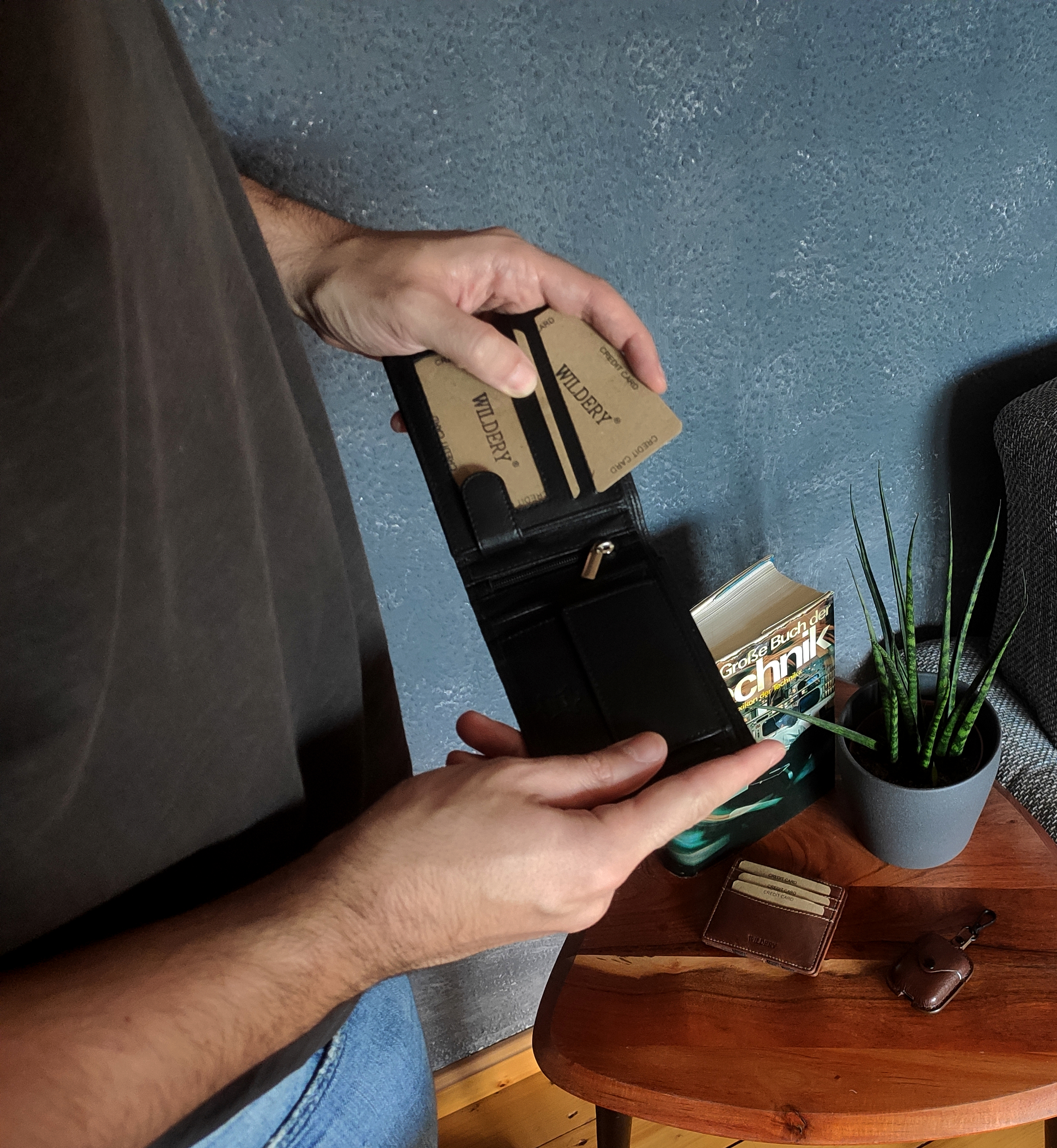 Wildery® Premium Nappa Leder Geldbörse