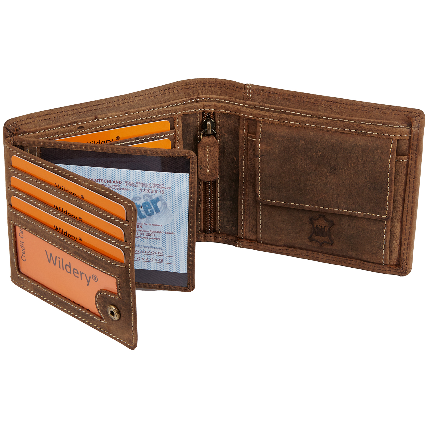 Wildery® Vintage Leder Geldbörse