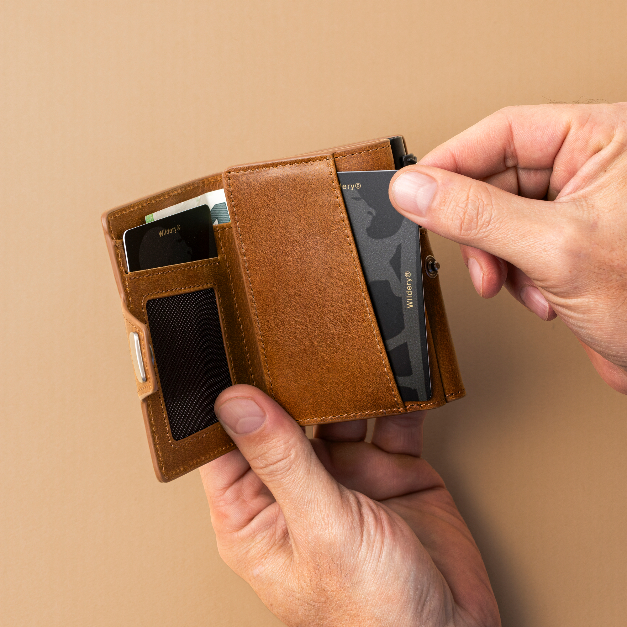 Wildery® Premium Leder Slim Wallet